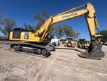 Back of used Excavator,Used Excavator in yard,Side of used Excavator,Used Komatsu,Side of used Komatsu Excavator